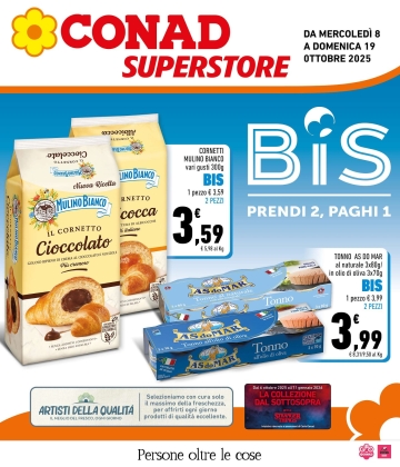 Bis, prendi 2 paghi 1